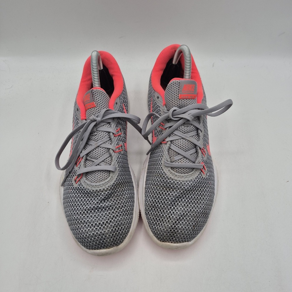 Nike Flex TR 7 Shoes Womens Size 9.5 Gray Pink Training Mesh Gym 898479-006 - Picture 7 of 11
